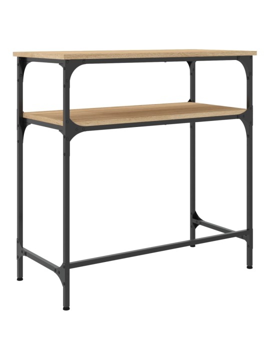 Konzolový stolek dub sonoma 75 x 35,5 x 75 cm kompozitní dřevo