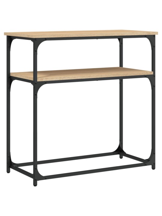 Konzolový stolek dub sonoma 75 x 35,5 x 75 cm kompozitní dřevo