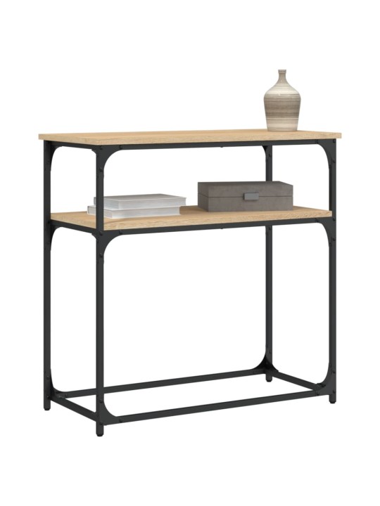 Konzolový stolek dub sonoma 75 x 35,5 x 75 cm kompozitní dřevo