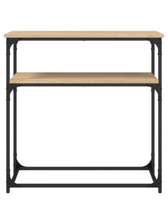 Konzolový stolek dub sonoma 75 x 35,5 x 75 cm kompozitní dřevo