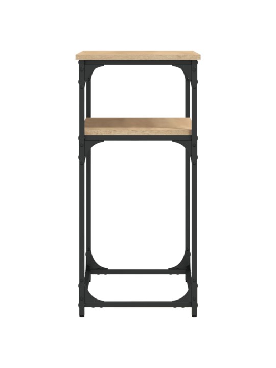 Konzolový stolek dub sonoma 75 x 35,5 x 75 cm kompozitní dřevo