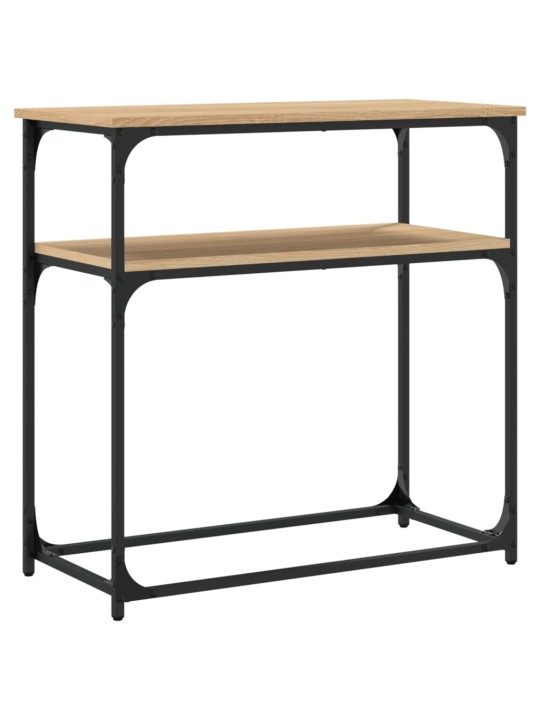 Konzolový stolek dub sonoma 75 x 35,5 x 75 cm kompozitní dřevo