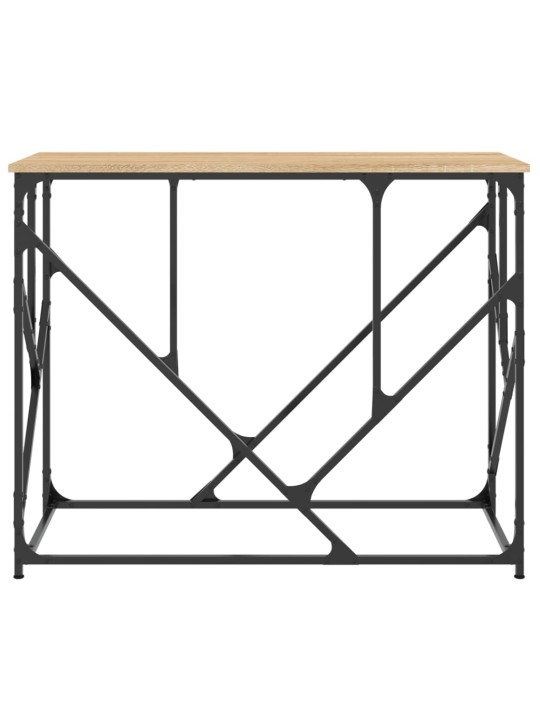 Konzolový stolek dub sonoma 100 x 40 x 80 cm kompozitní dřevo