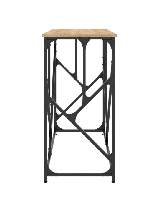 Konzolový stolek dub sonoma 100 x 40 x 80 cm kompozitní dřevo