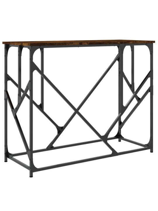 Konzolový stolek kouřový dub 100 x 40 x 80 cm kompozitní dřevo