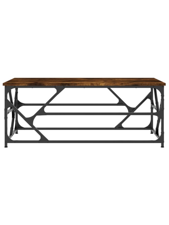 Konferenční stolek kouřový dub 100x50x40 cm kompozitní dřevo