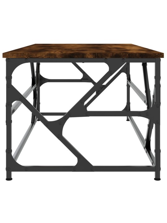 Konferenční stolek kouřový dub 100x50x40 cm kompozitní dřevo