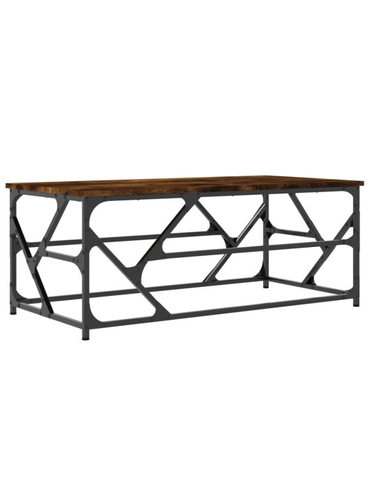Konferenční stolek kouřový dub 100x50x40 cm kompozitní dřevo