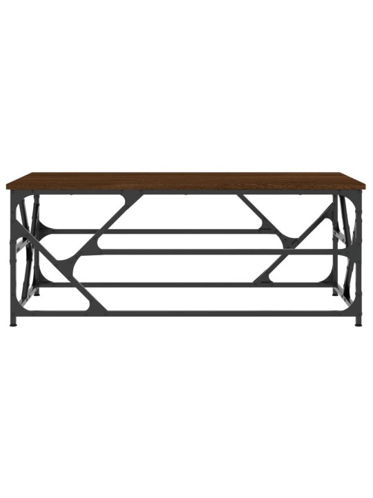 Konferenční stolek hnědý dub 100x50x40 cm kompozitní dřevo