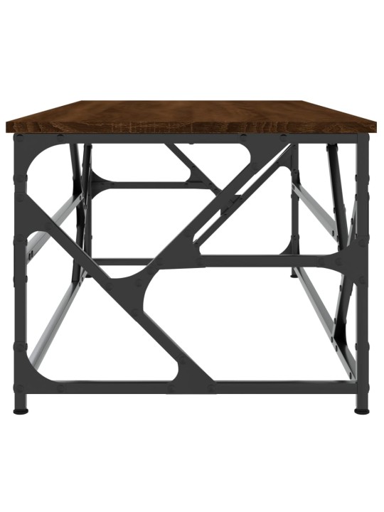 Konferenční stolek hnědý dub 100x50x40 cm kompozitní dřevo