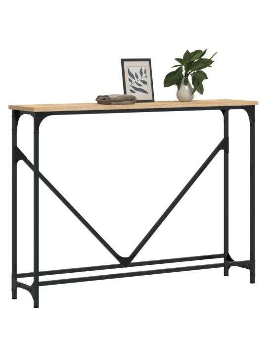 Konzolový stolek dub sonoma 102 x 22,5 x 75 cm kompozitní dřevo