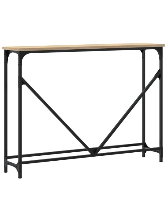Konzolový stolek dub sonoma 102 x 22,5 x 75 cm kompozitní dřevo