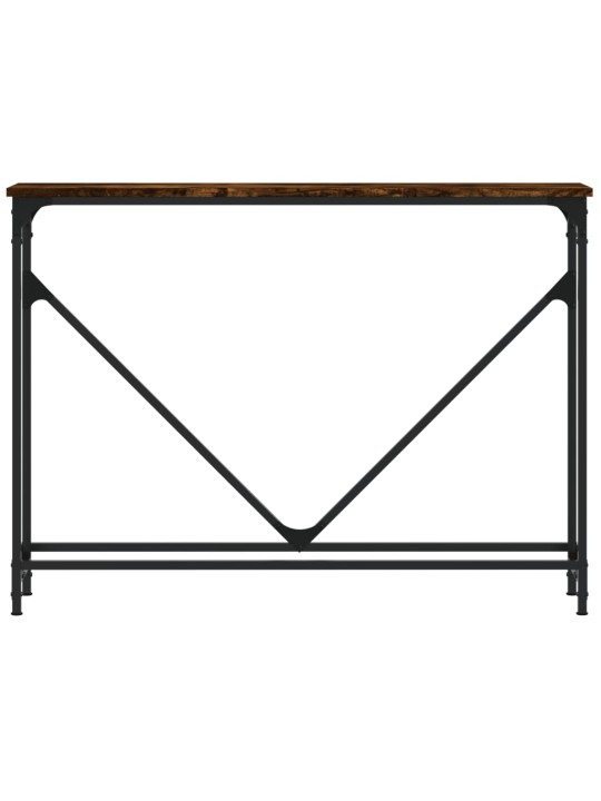 Konzolový stolek kouřový dub 102x22,5x75 cm kompozitní dřevo