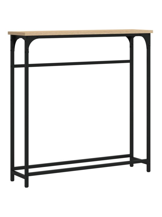 Konzolový stolek dub sonoma 75 x 19,5 x 75 cm kompozitní dřevo