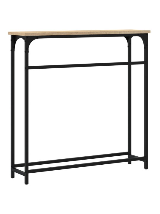 Konzolový stolek dub sonoma 75 x 19,5 x 75 cm kompozitní dřevo