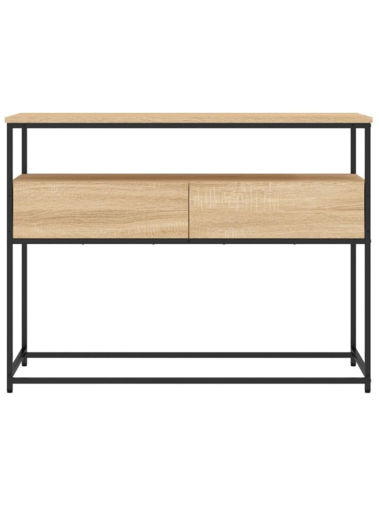 Konzolový stolek dub sonoma 100 x 40 x 75 cm kompozitní dřevo