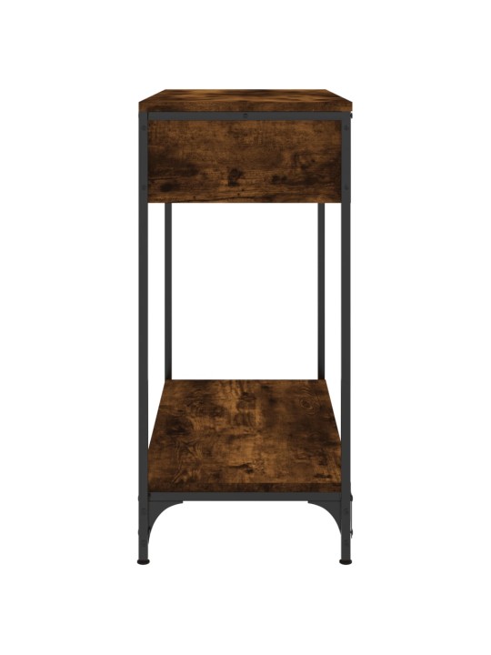 Konzolový stolek kouřový dub 75 x 34,5 x 75 cm kompozitní dřevo