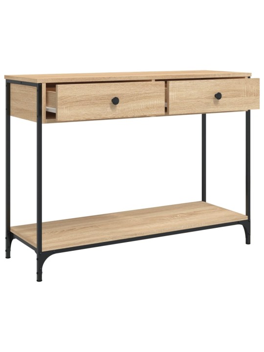 Konzolový stolek dub sonoma 100 x 34,5 x 75 cm kompozitní dřevo