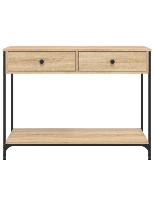 Konzolový stolek dub sonoma 100 x 34,5 x 75 cm kompozitní dřevo