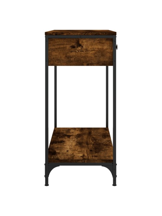 Konzolový stolek kouřový dub 75 x 34,5 x 75 cm kompozitní dřevo