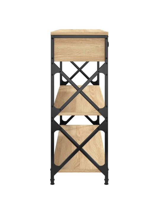 Konzolový stolek dub sonoma 100 x 28 x 75 cm kompozitní dřevo