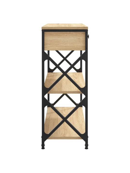 Konzolový stolek dub sonoma 75 x 28 x 75 cm kompozitní dřevo