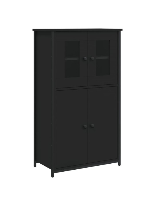 Skříň highboard černá 62 x 32 x 106,5 cm kompozitní dřevo