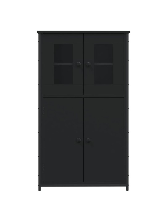 Skříň highboard černá 62 x 32 x 106,5 cm kompozitní dřevo