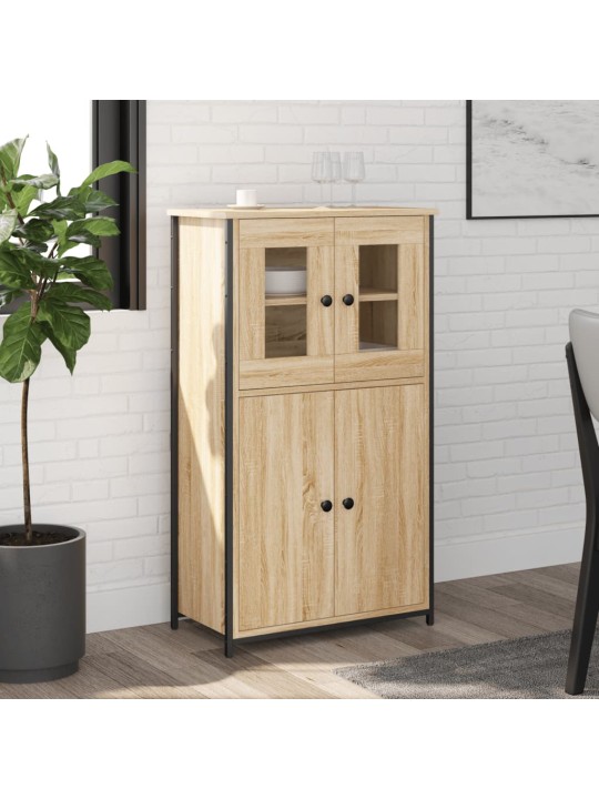 Skříň highboard dub sonoma 62 x 32 x 106,5 cm kompozitní dřevo