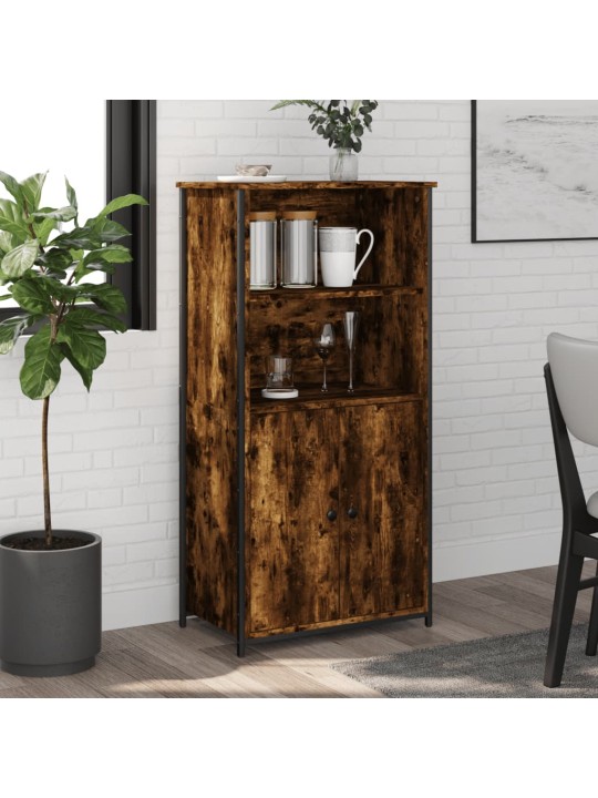 Skříňka kouřový dub 62 x 36 x 121,5 cm kompozitní dřevo