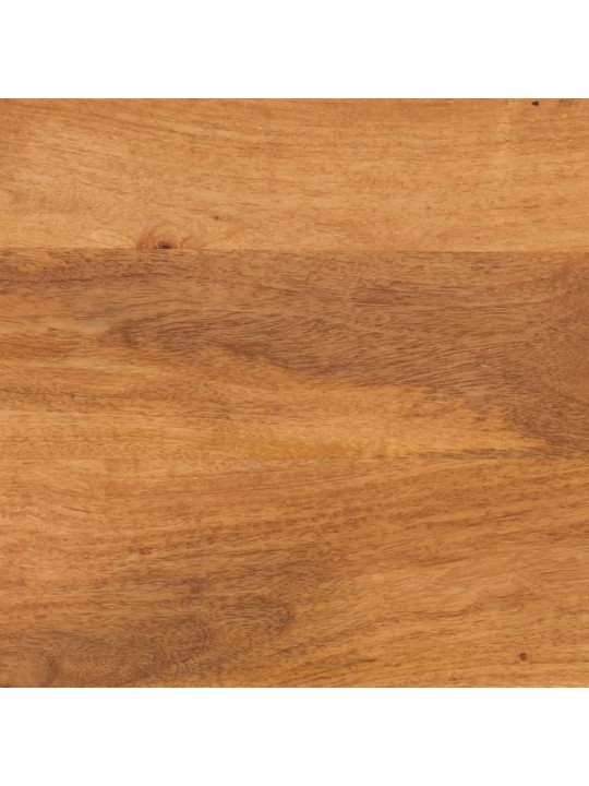 Odkládací skříňka hnědá a černá 90x33,5x75 cm masivní mangovník
