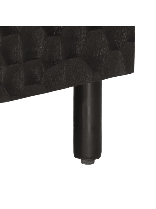 TV skříňka černá 105x33x46 cm masivní mangovníkové dřevo