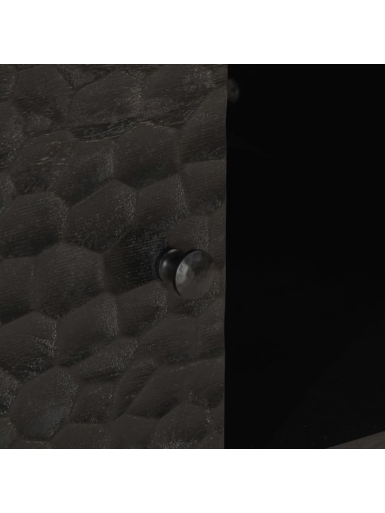 Konferenční stolek černý 80x50x40 cm masivní mangovníkové dřevo