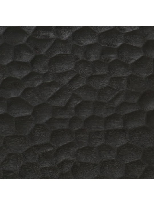 Noční stolky 2 ks černé 40x33x46 cm masivní mangovníkové dřevo