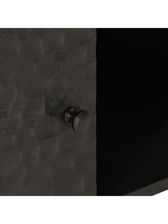 Konferenční stolek černý 100 x 54 x 40 cm masivní mangovník