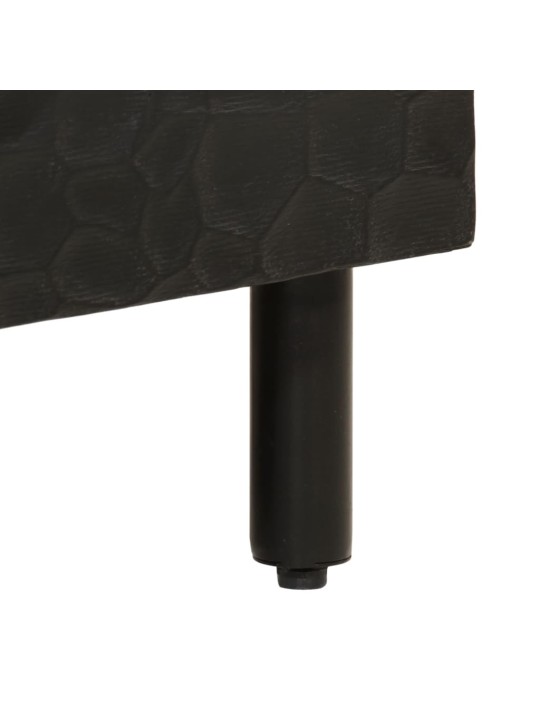Konferenční stolek černý 80x54x40 cm masivní mangovníkové dřevo
