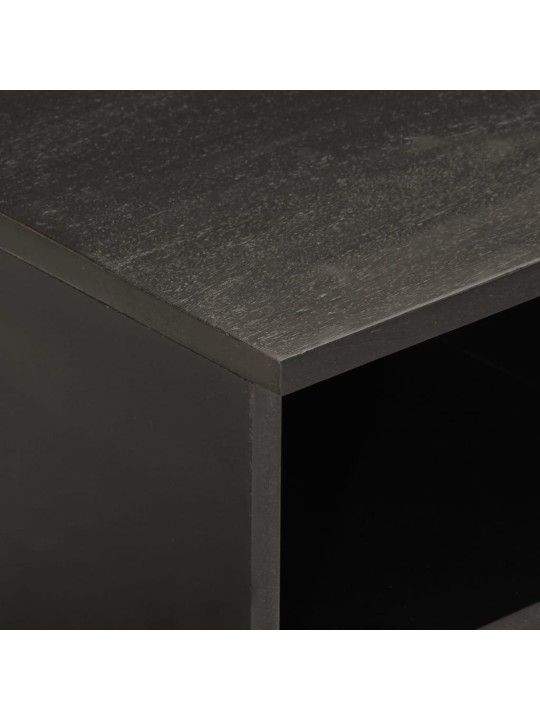 TV skříňka černá 80 x 33 x 46 cm masivní mangovníkové dřevo