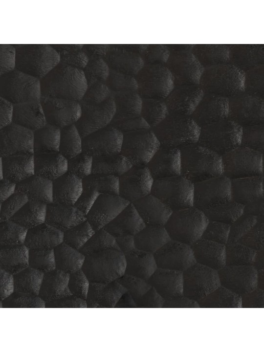 TV skříňka černá 80 x 33 x 46 cm masivní mangovníkové dřevo