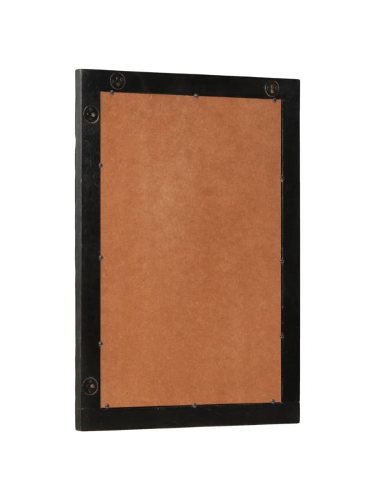 Koupelnové zrcadlo černé 50x70x2,5 cm masivní mangovník a sklo