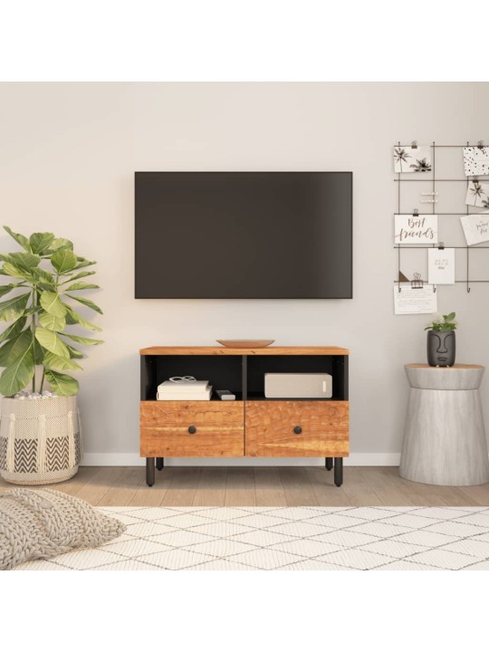 TV skříňka 70 x 33 x 46 cm masivní akáciové dřevo