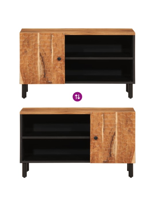 TV skříňka 80x33x46 cm masivní akáciové dřevo