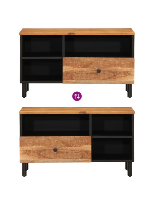 TV skříňka 80x33x46 cm masivní akáciové dřevo
