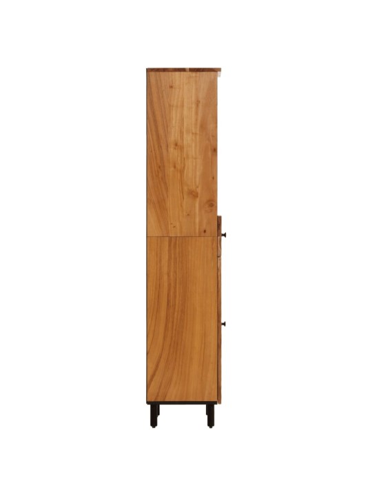 Koupelnová skříňka 38 x 33 x 160 cm masivní akáciové dřevo