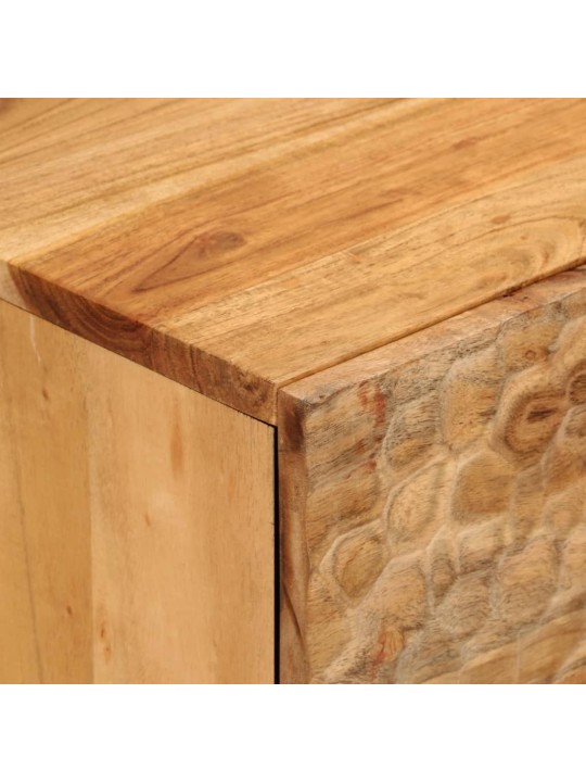 Úložná skříňka 80 x 33 x 75 cm masivní akáciové dřevo