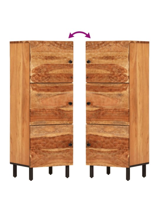 Skříň highboard 40 x 33 x 110 cm masivní akáciové dřevo