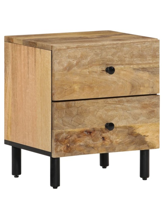 Noční stolky 2 ks 40 x 33 x 46 cm masivní mangovníkové dřevo