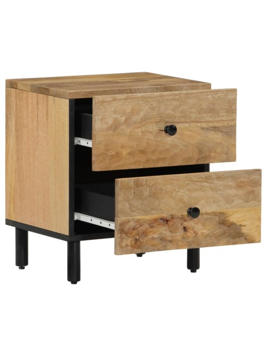 Noční stolky 2 ks 40 x 33 x 46 cm masivní mangovníkové dřevo