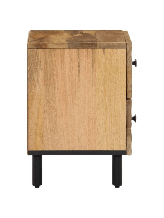Noční stolky 2 ks 40 x 33 x 46 cm masivní mangovníkové dřevo