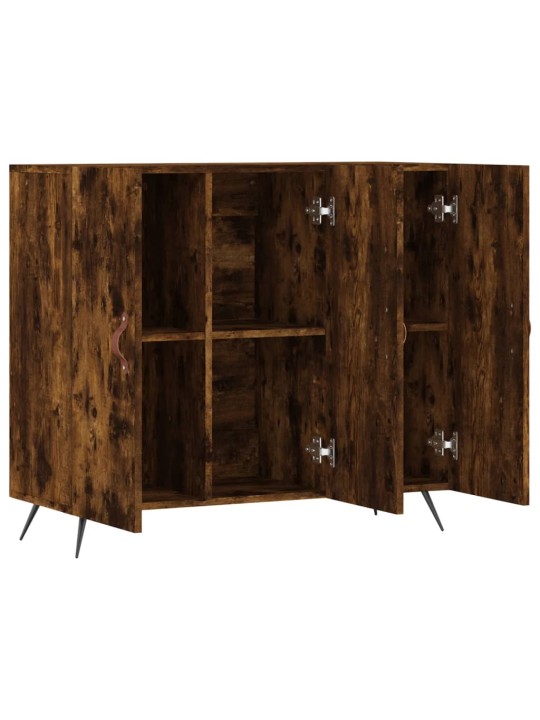 Příborník kouřový dub 90 x 34 x 80 cm kompozitní dřevo