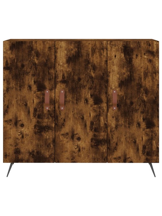 Příborník kouřový dub 90 x 34 x 80 cm kompozitní dřevo